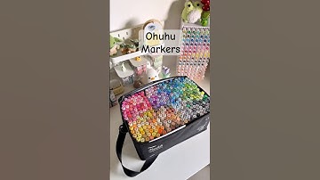 Ohuhu markers 320 colors asmr unboxing #ohuhumarkers #asmrunboxing #asmr #unboxingvideo #markers