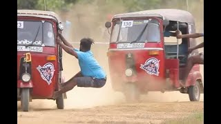 Crazy auto-rickshaw race | sri Lanka auto rickshaw race | auto racing must watch screenshot 3