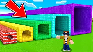 WÄHLE NICHT den FALSCHEN TUNNEL in Minecraft...
