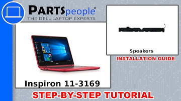 Dell Inspiron 11-3169 (P25T002) Speakers How-To Video Tutorial