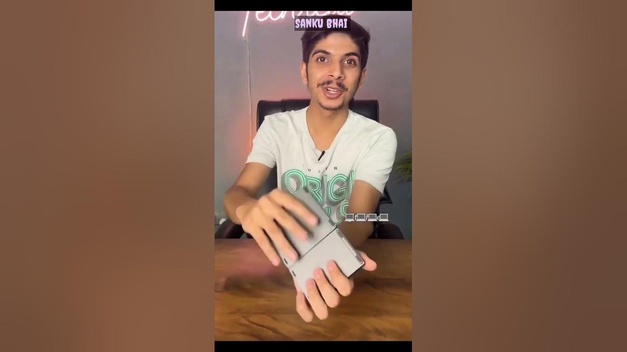 World s smallest foldable keyboard tech ytshorts manojsaru 