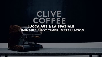 La Spaziale and Lucca A53 | Luminaire Shot Timer Installation