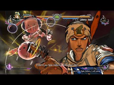 Diego Brando vs Johnny Joestar (Hardest AI) JoJos Bizarre Adventure All Star Battle R