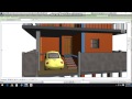 Duplex house plan in 30X40 site with car parking- Ground floor