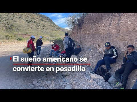 Entre el frío y el hambre: así vive un grupo de migrantes que acampa en la frontera de California