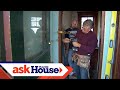 How to Prehang a Salvaged Door | Ask This Old House