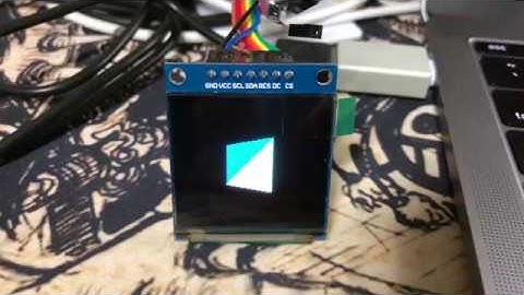 Arduino 3d graphic test - OLED - A tiny portable 3D graphics lib for micro controllers