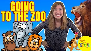 Going To The Zoo - An Action Song About Animals For Preschoolers and Early Elementary Children