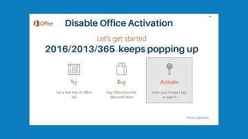 Office Activation Wizard Keeps Popping Up