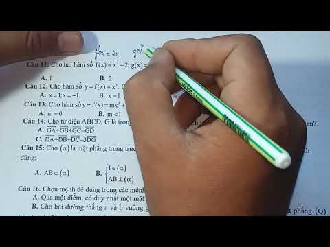 Giải đề thi học kì 2 toán 11 đề thi chuẩn 2021 #HOT