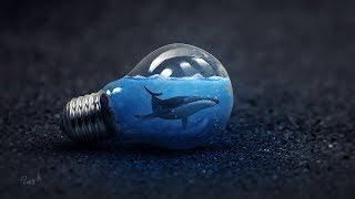 How I Make Light Bulb Underwater Effect In Photoshop cc