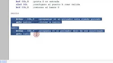 Control de un display 7 segmentos con PIC16F84A