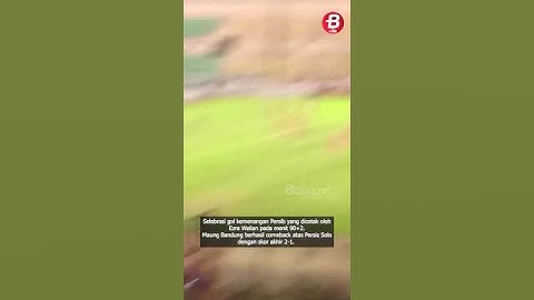 SELEBRASI GOL KEMENANGAN MAUNG BANDUNG | PERSIS VS PERSIB LIGA 1 2022/2023 #shorts