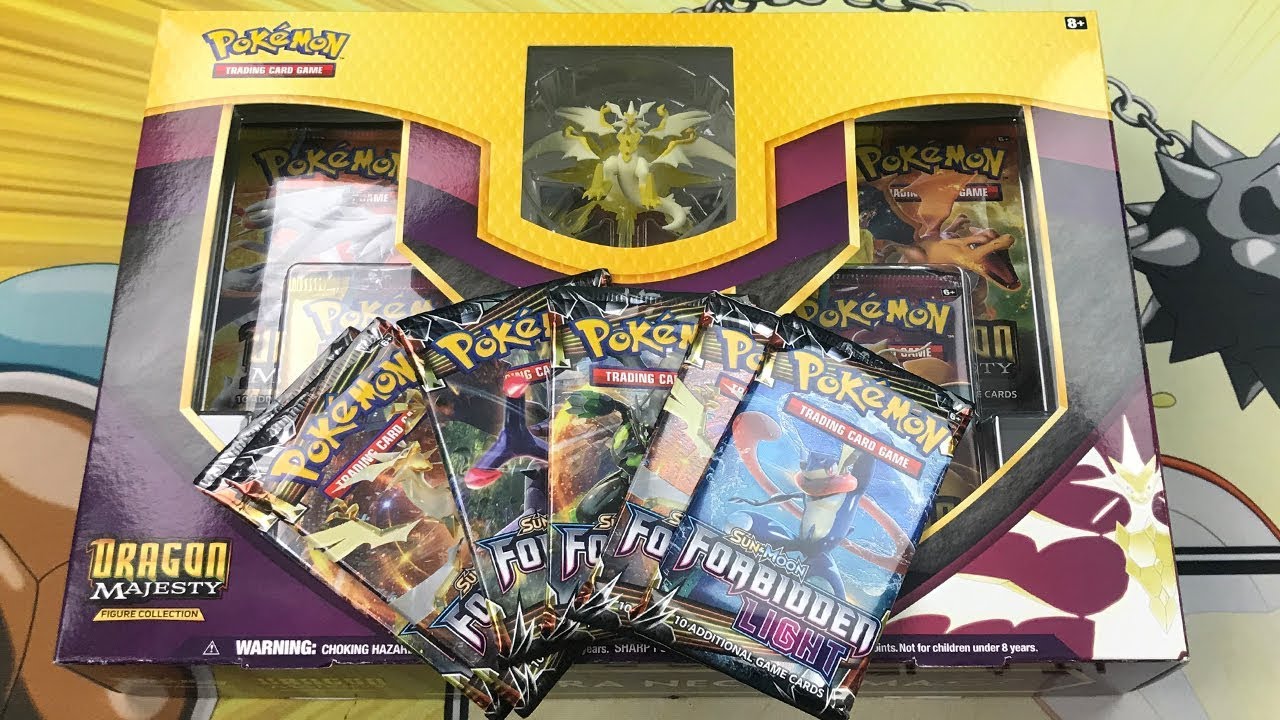 pokemon trading card game ultra necrozma gx figure box