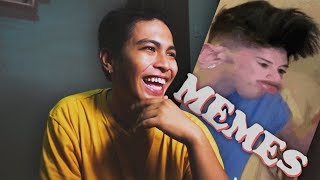 REACTING TO FACEBOOK DANK MEMES!