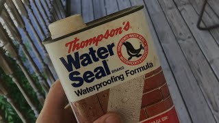 thompson's water seal: my best guess on how to make it