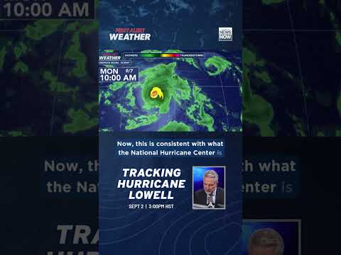Lowell downgraded to category 4 hurricane, forecast to make a northward turn this weekend