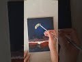 Full moon love | acrylic painting #canvas painting # shorts