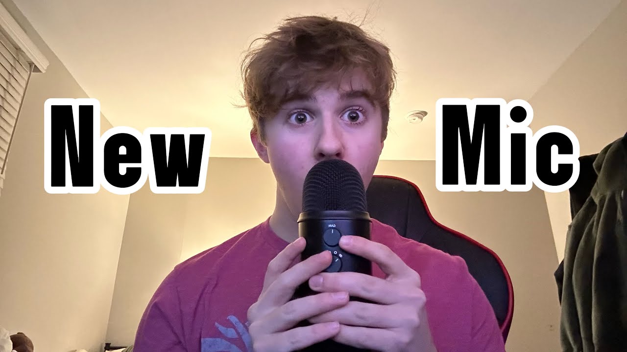ASMR my first mic!! #close #asmr #whispering #triggers #new 
