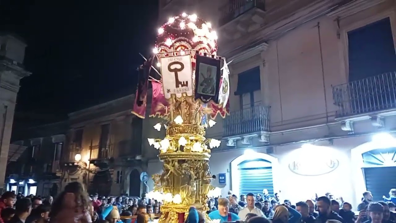 Festa di Santa Barbara 2025 Paternò (Ct) Uscita del Cereo Panettieri 14/11/2025