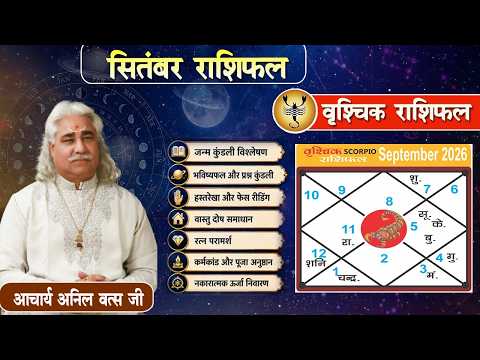 Scorpio Horoscope September 2026 | Acharya Anil Vats