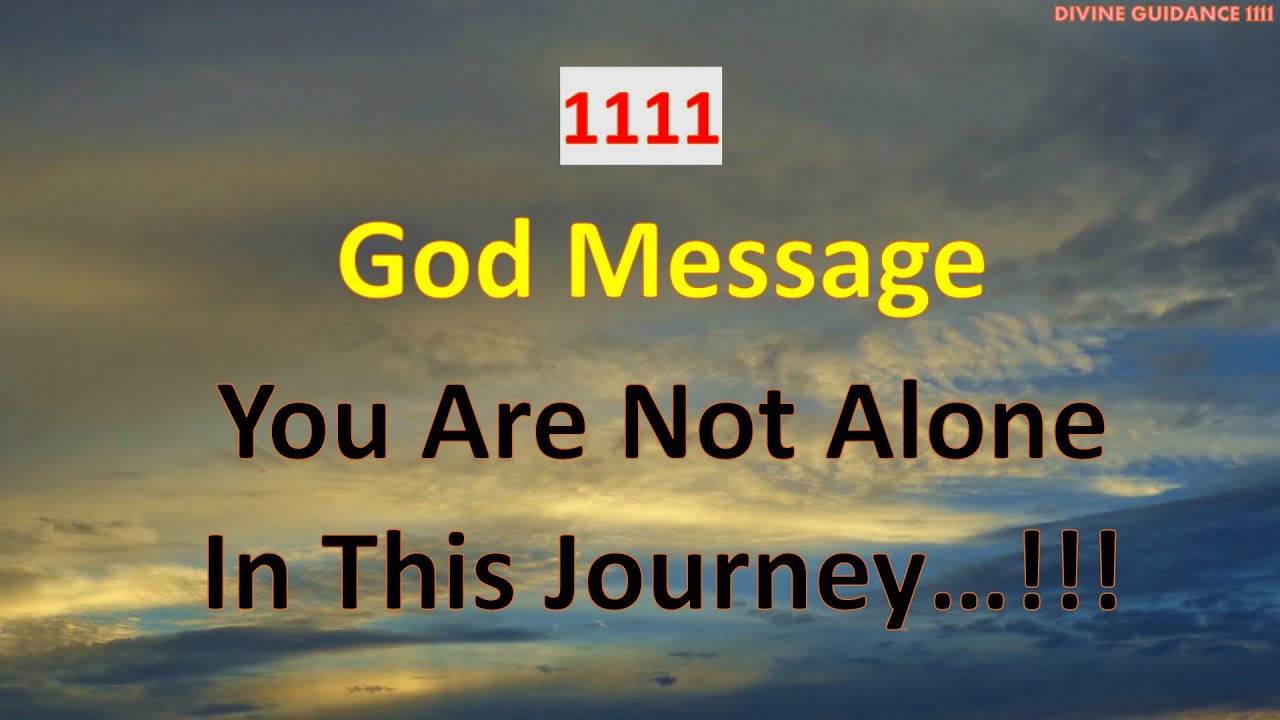 God Says - You are Not Alone In This...🥰 ️#Angelmessage 🦋 LOA | The ...