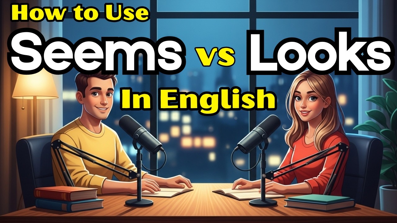How to Use “Seems” vs “Looks” in English | Beginner to Intermediate Guide | ENGLISH PODCAST |