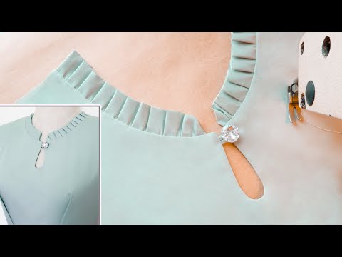 Women&rsquo;s Collar Sewing Technique | Sewing Tips And Tricks | Thuy Sewing