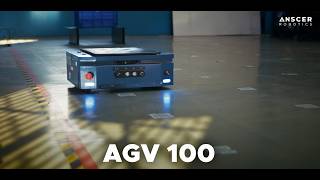 AGV100 Autonomous Guided Vehicle | QR-Based Navigation for Industrial Material Handling