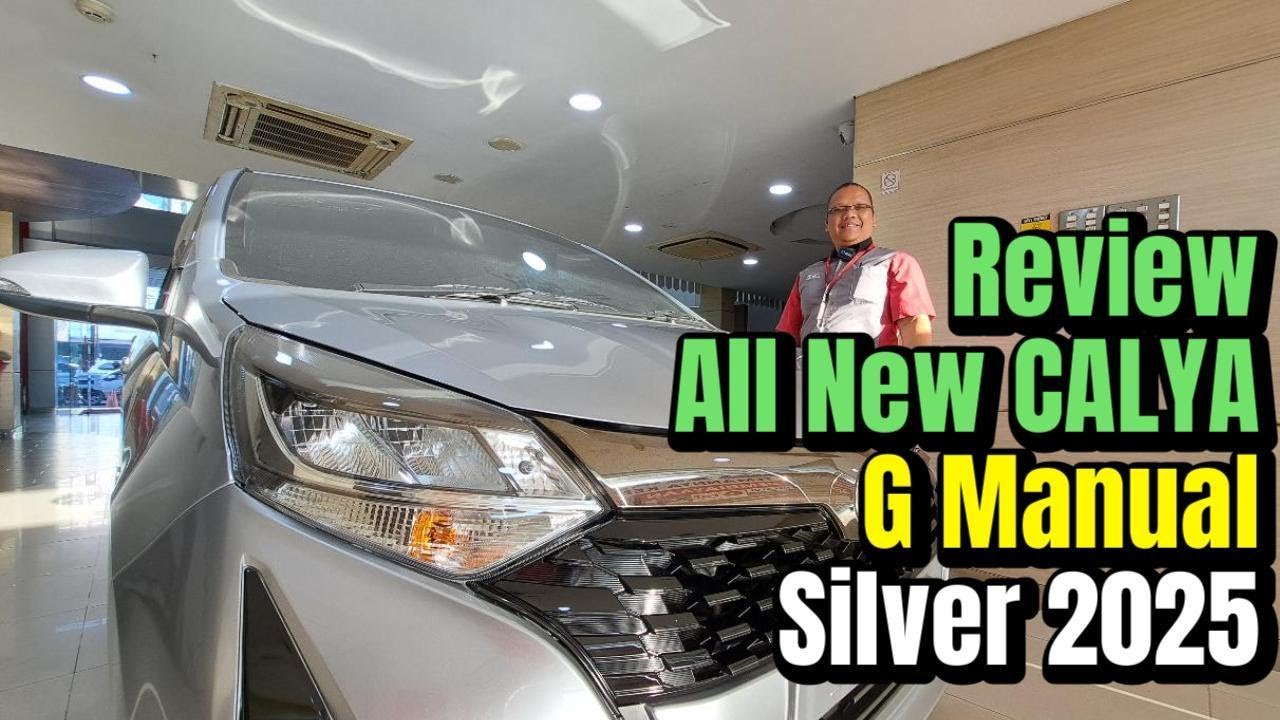 Fitur Lengkap Pada Toyota All New CALYA G Manual Warna Silver Tahun 2025 |Toyota Medan 085362072000