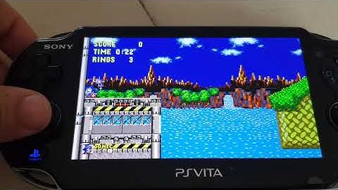 Random test of 2d sonic made with unity on PS Vita.