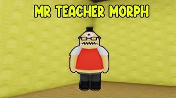 UPDATE - How To Find MR TEACHER MORPH in Find The Backrooms Morphs