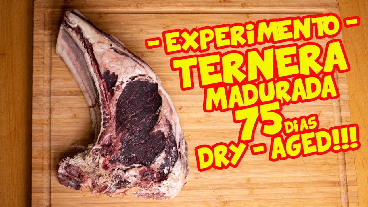EXPERIMENTO - CHULETÓN de TERNERA 75 dias DRY AGED... en mi casa!!!