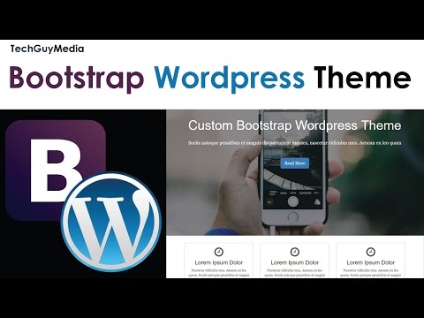 Building a wordpress theme with bootstrap
