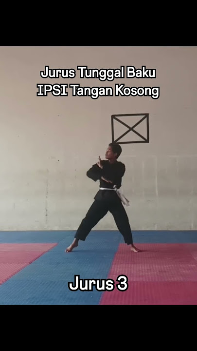 Jurus Tunggal Baku IPSI tangan kosong (Jurus 3)