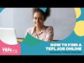 Where to find TEFL jobs online