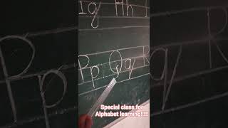 Special Class For Alphabet Learning