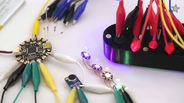 3D printed Adafruit EZ-Key Bluefruit Music Instrument with FLORA and NeoPixels