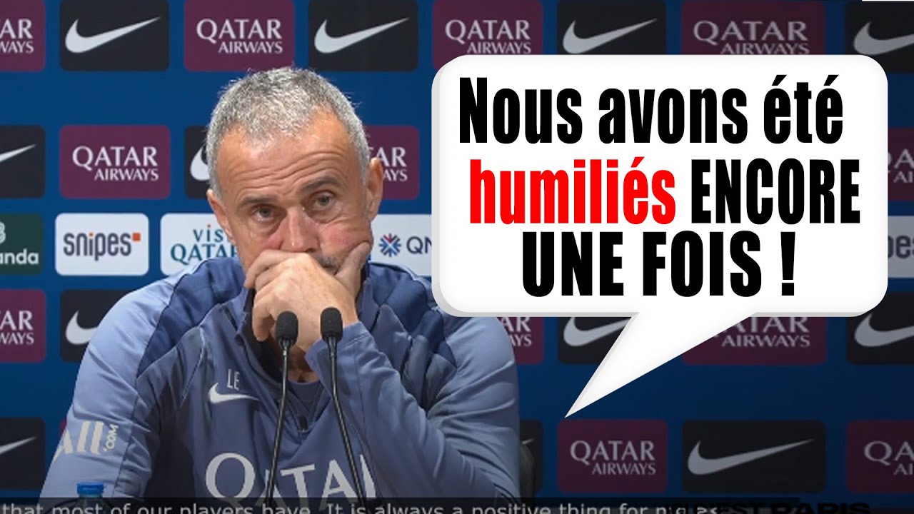 Nous avons été humiliés ENCORE UNE FOIS ! Conférence de presse  après le match contre Lorient.