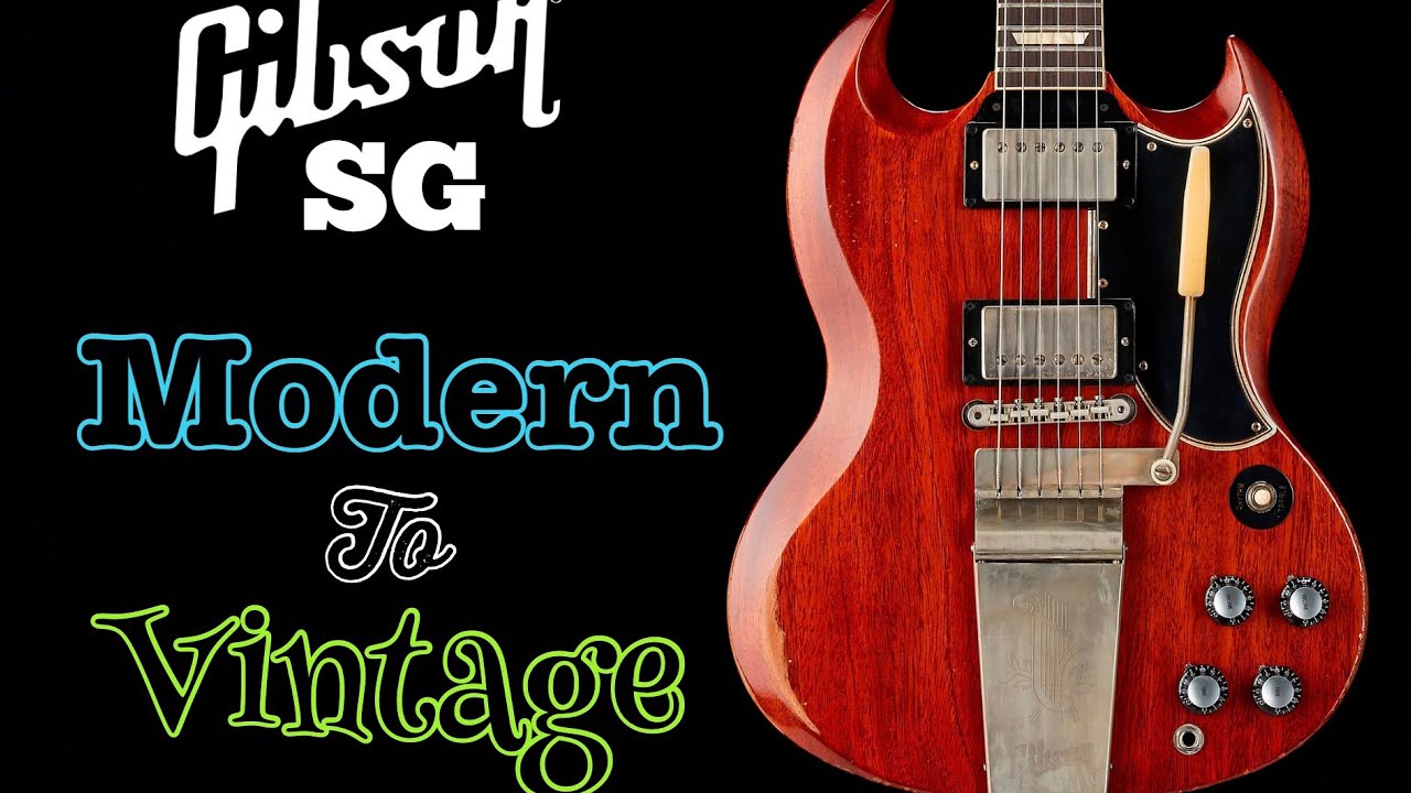 Gibson SG Modern To Vintage 1964 Spec - YouTube