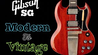 Gibson Sg Modern To Vintage 1964 Spec