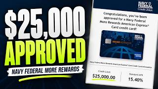 Navy Federal Just Approved Me For 25,000