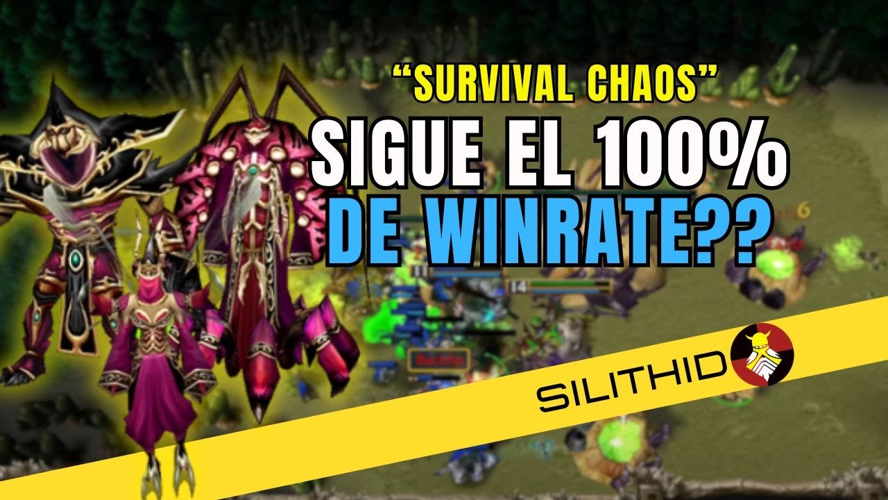 Mi raza 100% WINRATE!!! | Warcraft 3 Survival Chaos (SILITHID)