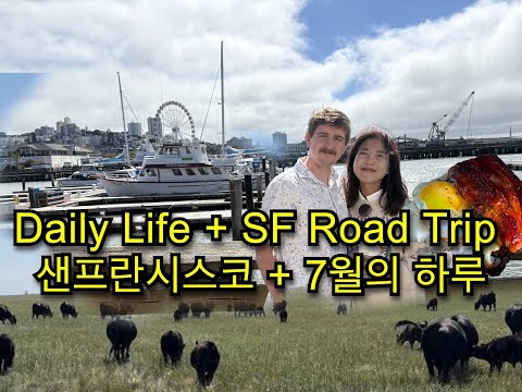 [국제커플 🇺🇸🇰🇷] 샌프란 로드트립 & 데일리 라이프 브이로그 Unique San Francisco Road Trip 🌉 + Daily Vlog