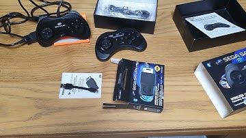 retro bit bluetooth sega Saturn pad and adapter unboxing