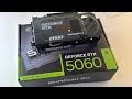 Распаковка Видеокарты 5060 за 350$(27600 рублей) Msi из М.Видео и сравнение с 2080