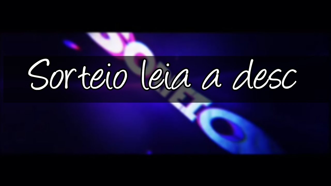 VENCEDOR DO SORTEIO: KillerLordBR