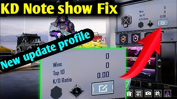My KD Not show Fix Not showing glitch  bgmi  100% working PUBG not show fix new update profile fix