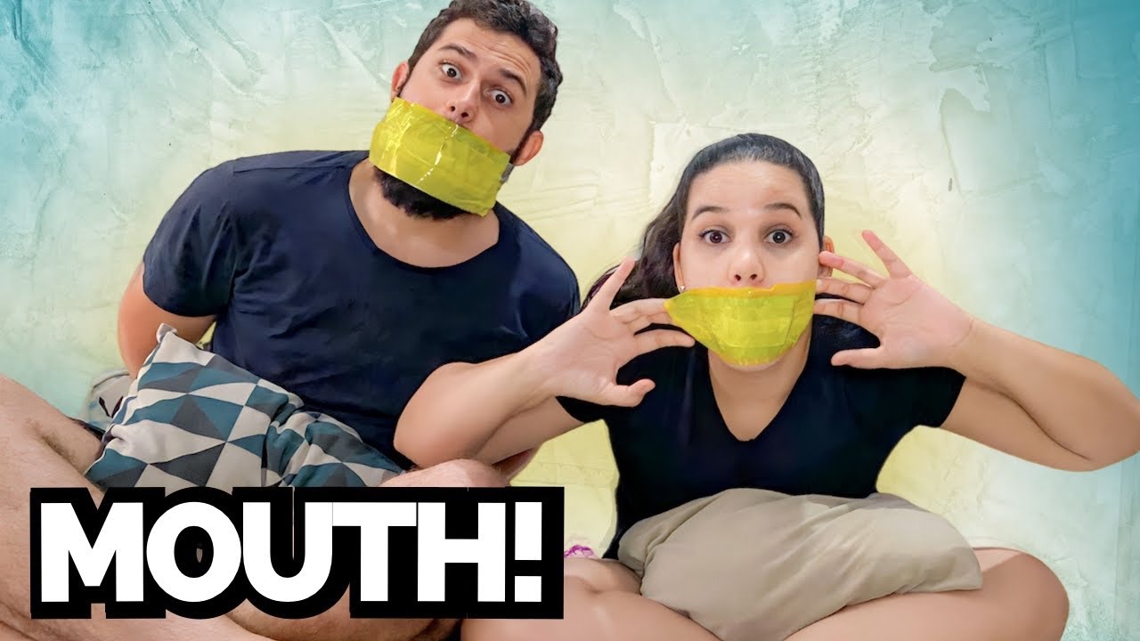 MOUTH TRAP CHALLENGE WITH SILVER TAPE AND YELLOW DESAFIO DA ARMADILHA