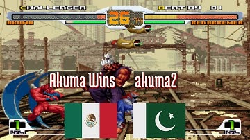 FT5 @svcsplus: Akuma Wins (MX) vs akuma2 (PK) [SNK vs Capcom Chaos Super Plus svc Fightcade] Feb 21